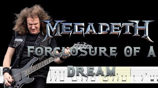 Megadeth  Foreclosure Of A Dream Bass Tabs and Notation  By ChamisBass chamisbass basstabs [upl. by Maureene]