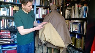 Wearing and Carrying the British Mk VII Ground Sheet  Reenacting Tips [upl. by Maloy640]