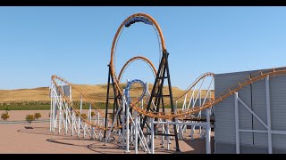 Hot Wheels Twin Mill Racer POV  Mattel Adventure Park NoLimits 2 [upl. by Drabeck]