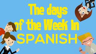 Spanish Days of the week pronunciation shorts [upl. by Ycnej]