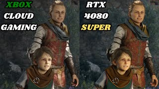 Xbox Cloud Gaming VS RTX 4080 Super  Side by Side Comparison  A Plague Tale Requiem [upl. by Presley167]