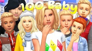 OUR HOTTEST TEENS 100 BABY CHALLENGE  Part 43 The Sims 4 Lets Play [upl. by Engvall5]