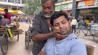 Old Man Amazing Head massage  Indian ASMR  Only 120  Cosmic Indian Head Massage [upl. by Jonna229]