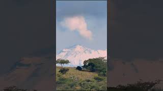 Así se mira el Popocatépetl desde San Juan Llano Grande Yeloixtlahuaca Puebla [upl. by Corrie]