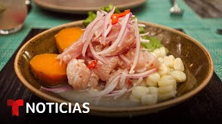 Declaran el ceviche peruano Patrimonio Cultual Inmaterial de la Humanidad  Noticias Telemundo [upl. by Ayotak]