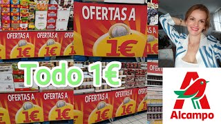 Alcampo OFERTAS todo a 1€ Alimentación Promociones Primeras Marcas Gran Ahorro en la Compra Semanal [upl. by Dianemarie648]