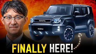 1 Hour Ago Toyota CEO Just Revealed The New 2025 Toyota Mini Land Cruiser [upl. by Cordova]