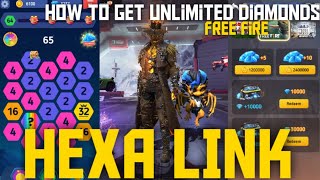 HEXA LINK  how to get unlimited diamonds in Free Fire  agent gamer [upl. by Mya]