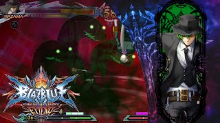 Blazblue Chrono Phantasma Extend  Hazama  Arcade Mode [upl. by Aisanahta64]