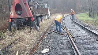 How to Bend Rail for a Curve on the Railroad [upl. by Einohpets355]