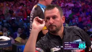 Darts 2024 European Championship Round 1  Clayton v Dobey Highlights [upl. by Schwenk]