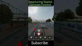 Departure Station  GATIMAAN EXPRESS  Indian Train Simulator  Highbrow Interactive  RG NorthEast [upl. by Kali740]