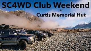 South Canterbury 4 Wheel Drive Club camping trip to Curtis Memorial Hut [upl. by Cassaundra]