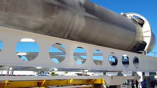 Falcon Heavy Booster Display Kennedy Space Center Visitor Complex February 18 2018 [upl. by Tiloine144]