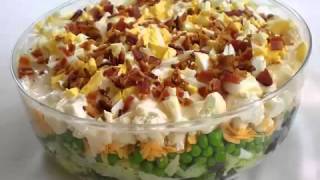 7 layer salad 7 layer salad [upl. by Roma]