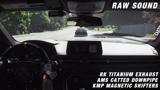 MK5 SUPRA POV COFFEE RUN  Raw Sounds RK Titanium Exhaust  AMS Catted Downpipe [upl. by Hpsoj]