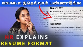 Resume Format For Freshers In Tamil  Best Resume Format For Freshers In Tamil [upl. by Katt349]