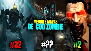 De Peor a Mejor Ranking Completo de Mapas de Zombies de Treyarch cod zombie bo6 bo3 ranking [upl. by Ycam883]