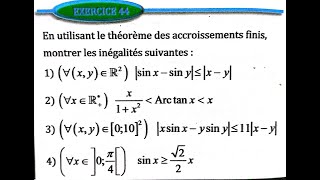 dérivation et étude des fonctions 2 bac SM Ex 42 et 43 et 44 page 152 Almoufid [upl. by Assirt587]