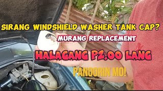 windshield washer tank cap replacement na mura  Mitsubishi adventure [upl. by Aihsetan]