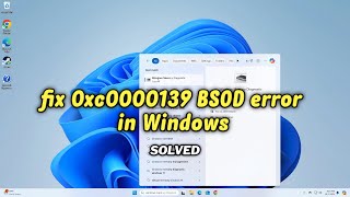 FIXED 0xc0000139 BSOD error in Windows PC [upl. by Olra]