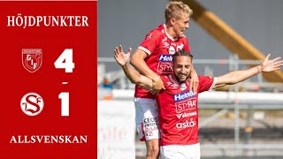 Degerfors IF  Sandvikens IF 41 Höjdpunkter  Allsvenskan 2024 [upl. by Minnaminnie]