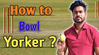 How to bowl perfect Yorker ball with tennis ball  Tennis ball se Yorker ball kaise kare  cricket [upl. by Rosio251]