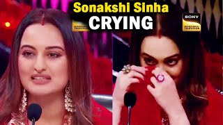 Indias Best Dancer Season 4 Sonakshi Sinha Emotional Crying IBD 4 [upl. by Theda]