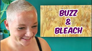 Buzz Cut to Bold amp Bleached Beauty Transformation ✨ [upl. by Cicily]