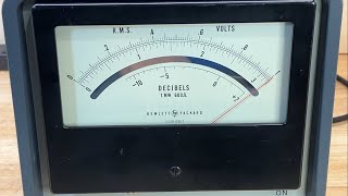 HP 400H Vacuum Tube Voltmeter Part 2 [upl. by Marsiella]