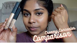 NARS Creamy Concealer Comparison Caramel vs Sucre Dorge [upl. by Vale]