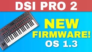 NEW DSI PRO 2 OS 13 PARAPHONIC SEQUENCER FIRMWARE UPDATE TUTORIAL [upl. by Ayot233]