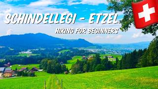 🐮 Switzerland Hiking for beginners  Wander from Schindellegi to Etzel Kulm 4k 🇨🇭 [upl. by Anyd170]