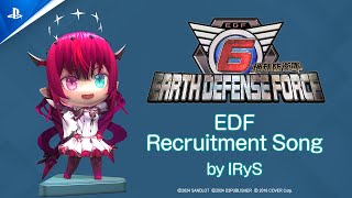 Earth Defense Force 6  Recruitment Song by IRyS  PS5 amp PS4 Games [upl. by Gnagflow]