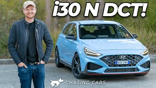 Hyundai i30 N DCT 2021 review  does the auto i30 N beat the Golf GTI and Focus ST  Chasing Cars [upl. by Eninnaej]