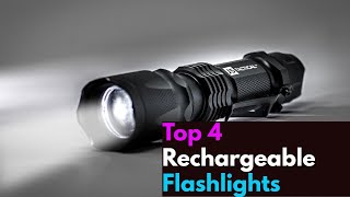 Top 4 Best Rechargeable Flashlights with high lumens in 2023 [upl. by Kawai993]