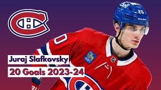 Juraj Slafkovsky 20 All 20 Goals of the 202324 NHL Season [upl. by Lokim]