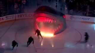 San Jose Sharks Entrance  Shark Head  31114 [upl. by Fusuy]