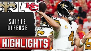 Saints Offense vs Chiefs  Week 5 Highlights [upl. by Anahtor]