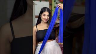 Shehnaaz Gill blouse design recreate😱blouse hackyoutubeshortsshortsdiyhackblousefestivalnew [upl. by Anelav171]