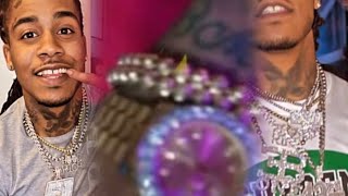 Ebone HoodRich Showing Off His Jewelry Before The Fed Case In Da Hood wit Swagg9mill classicfootage [upl. by Ogren]