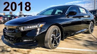 Honda Accord Sport 2018  Start Up And Review [upl. by Eliak]