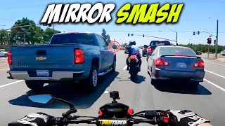 BIKERS SMASH MIRRORS Ultimate Compilation 2  BEST OF [upl. by Esertal]