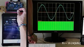 Basys3 Oscilloscope FFT UEC2 [upl. by Wystand]