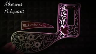 Rickenbacker Bass Guitar Pickguard and Trussrod Cover by Alperious Pickguard [upl. by Nicolle]