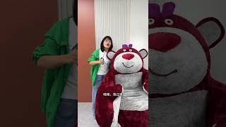 Super Cute Bear Sofa 🐼🥳 mini wood toy  woodworking art skill  wood  hand crafts  shorts [upl. by Jenilee]