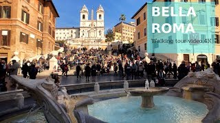 Bella Roma walking tour 4K [upl. by Sams409]