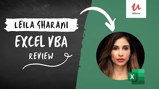 👩‍💻 Leila Gharani VBA Class Review on Udemy  Feat Notion [upl. by Alurd]