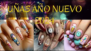 ✨💅 MODELOS DE UÑAS EN TENDENCIA  AÑO NUEVO 2024 🥂  Nails for new year  🥰 ✨ [upl. by Allicirp]