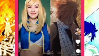 Fairy Tail Cosplay Tik Tok ▐ Gruvia amp Lucy Cosplay▐ Musical ly cosplay compilation [upl. by Hafeenah]